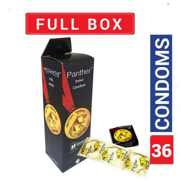 Panther Dotted Condom – 1pack = 3pcs - Image 2