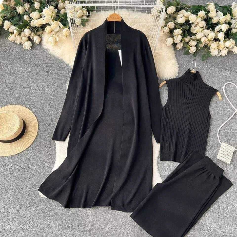 Women Long Sleeve 3 Pieces Sets