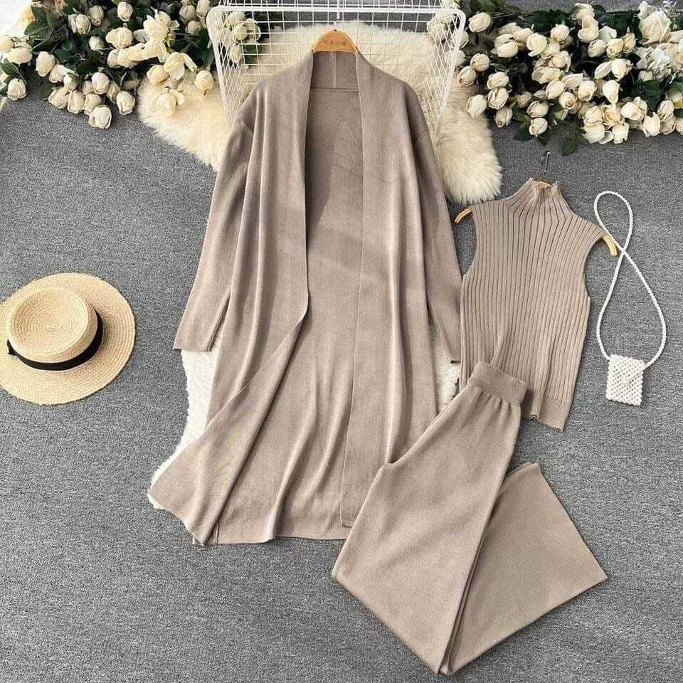 Women Long Sleeve 3 Pieces Sets