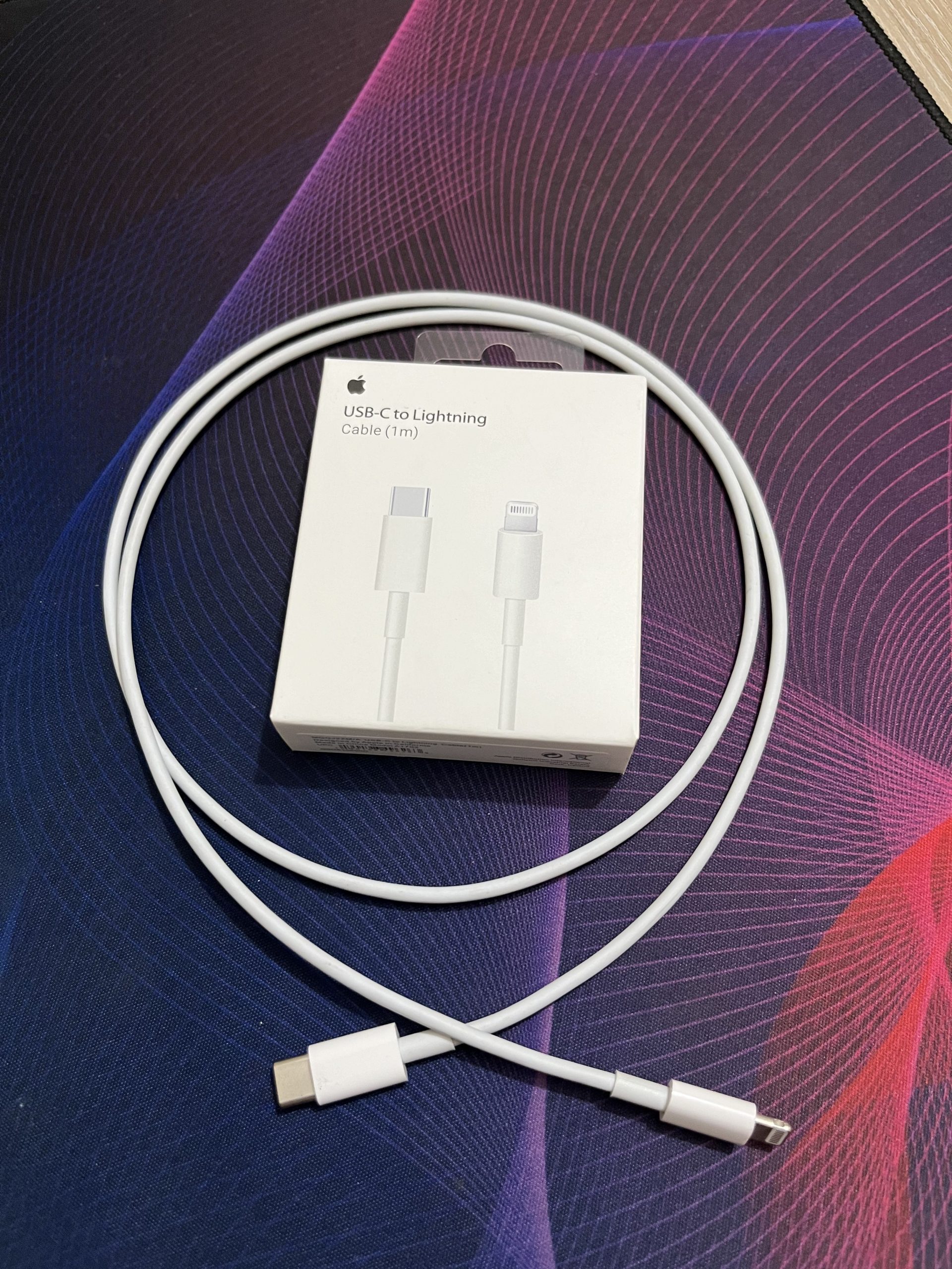 Apple 20W USB-C Power Adapter and Apple USB to Lightning Cable (1m)