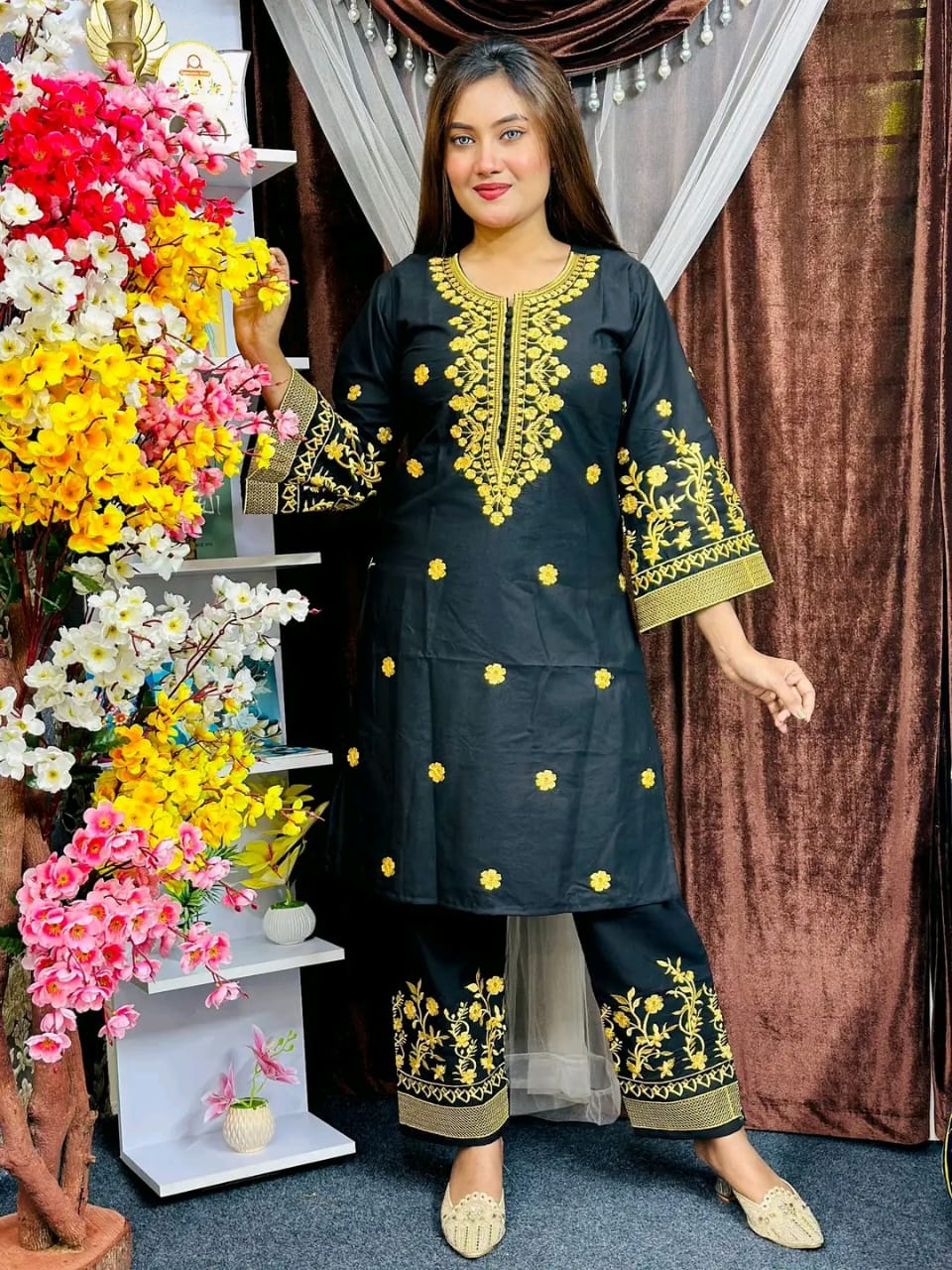 Embroidery Two Piece