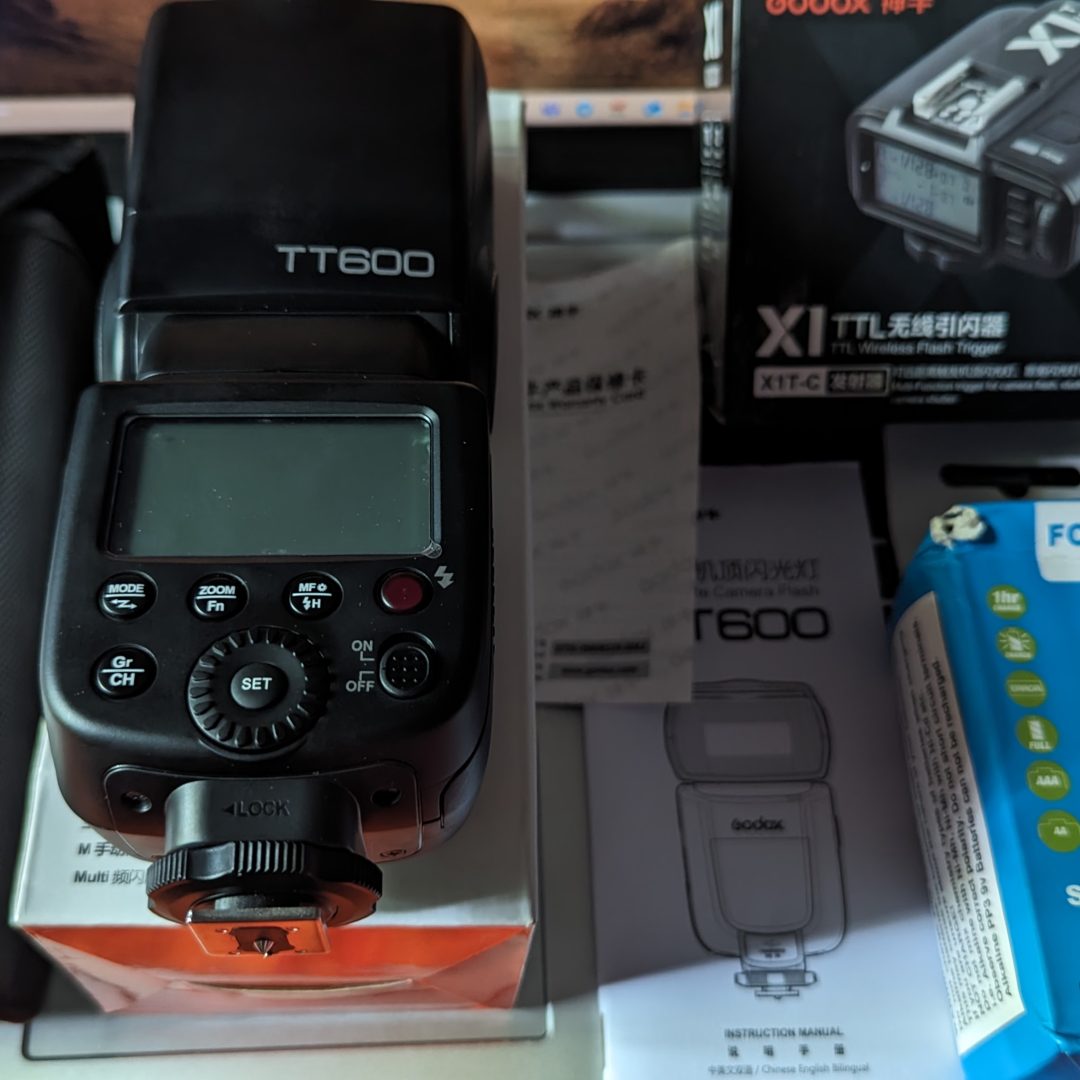 Godox Tt600 Thinkklite Cemera Flash+godox Ttl Wireless Trigger
