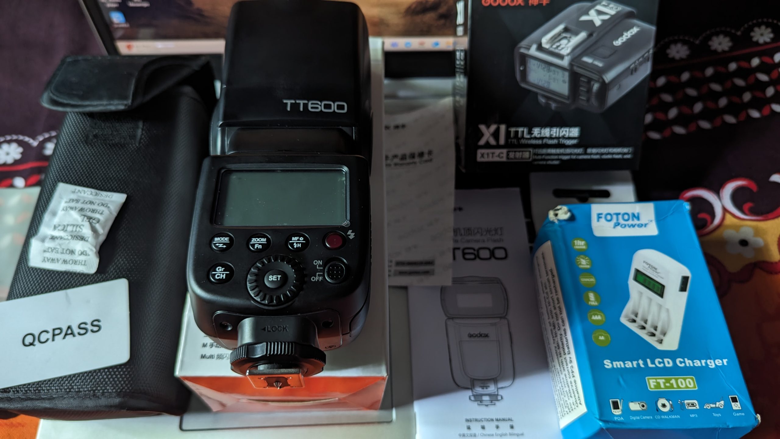 Godox Tt600 Thinkklite Cemera Flash+godox Ttl Wireless Trigger